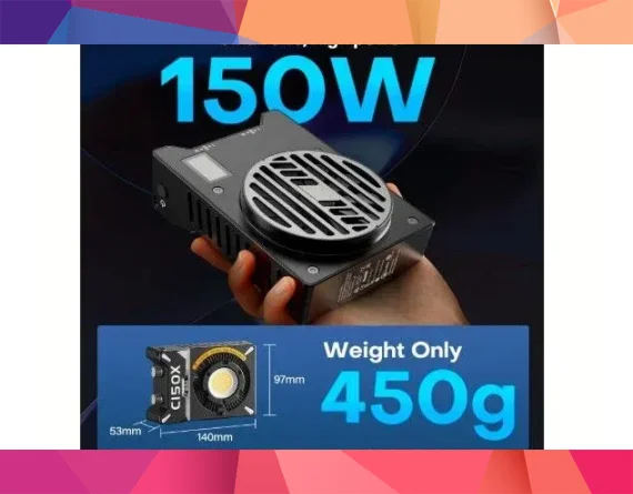 SIRUI C150X 150W Bi-Color LED Video Işığı 2