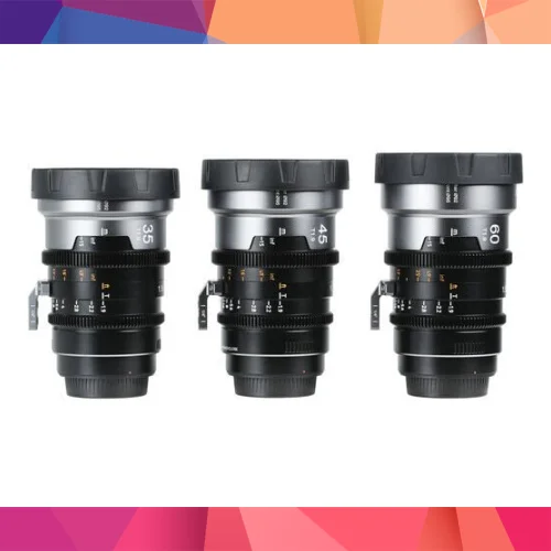 Sirui IronStar Series T1.9 Full-Frame 1.5x Blue Flare Anamorphic 3'lü Arri PL/Canon EF Lens Kit 4