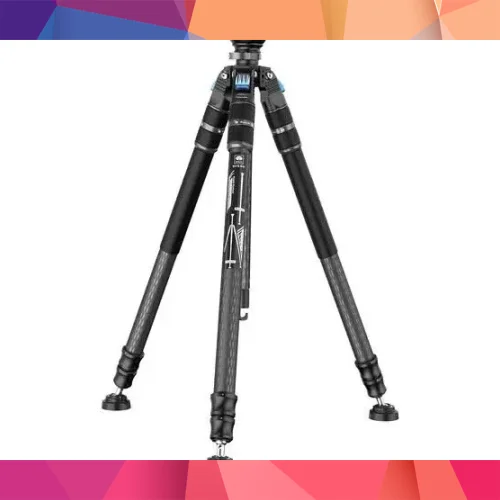 Sirui SVS60 Karbon Fiber Video Tripod +S3 Fluid Video Kafa +SVM-LF Monopod Tabanı +SVS-3L Tripod Base with Pedal Video Kit 3