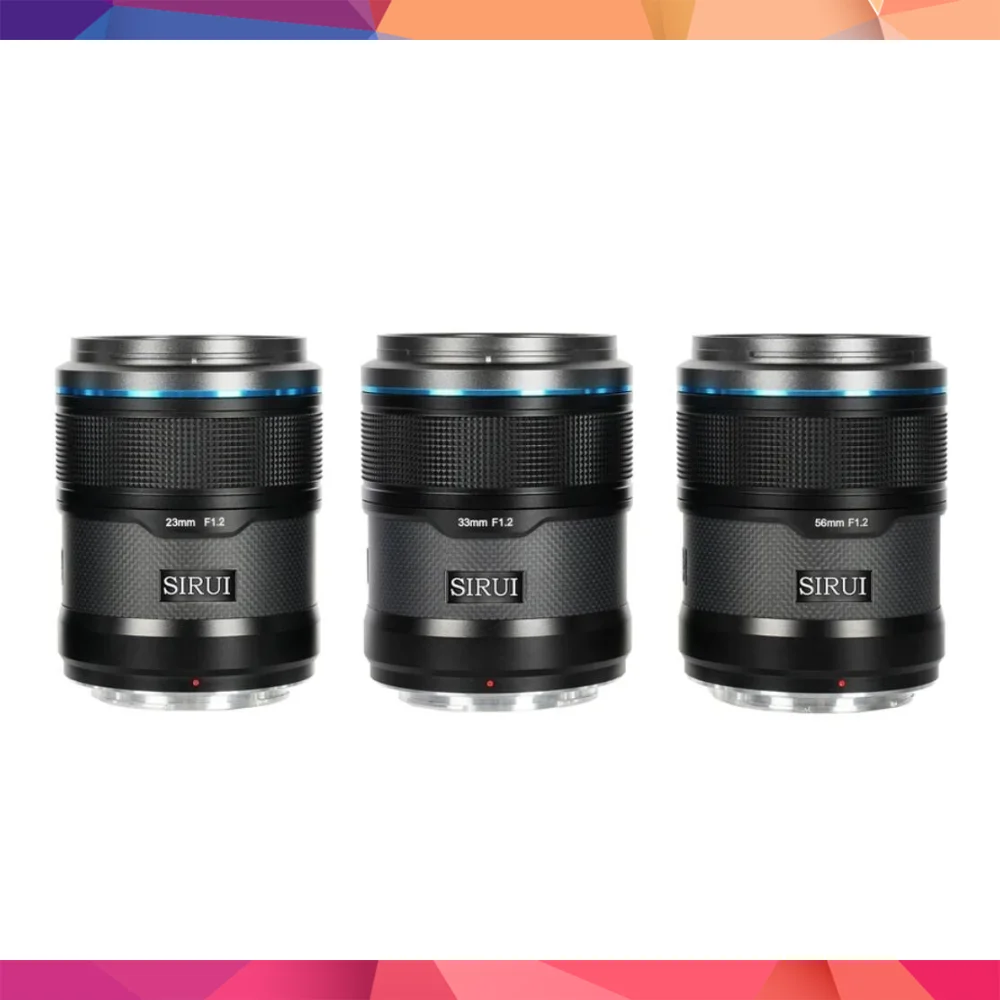 Sirui Sniper F1.2 APS-C Autofocus Sony E Mount 3'lü Lens Kiti (Siyah) 3
