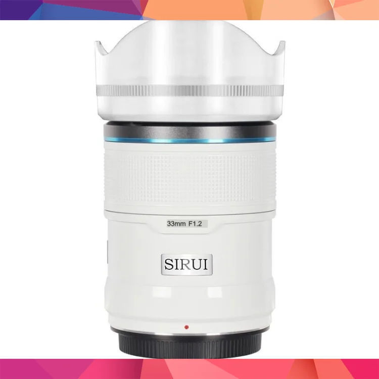 Sirui Sniper 33mm F1.2 APS-C Auto-Focus Lens (E Mount, Beyaz)
