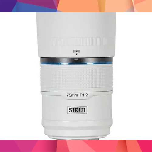 Sirui Sniper 75mm F1.2 APS-C/S35 Auto-Focus Lens (E Mount, Beyaz)