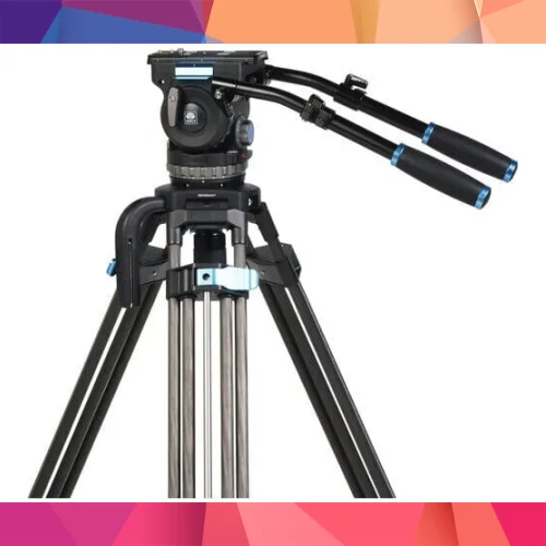 Sirui SQ100+VHS18 Profesyonel Karbon Fiber Video Tripod Kiti 3