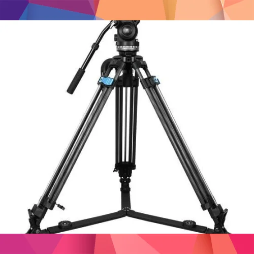 Sirui SQ75 Profesyonel Karbon Fiber Video Tripod Kiti (VHS10 Kafa ile)