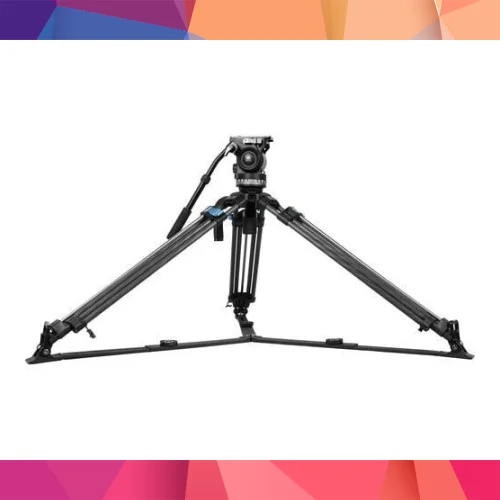 Sirui SQ75 Profesyonel Karbon Fiber Video Tripod Kiti (VHS10 Kafa ile) 4