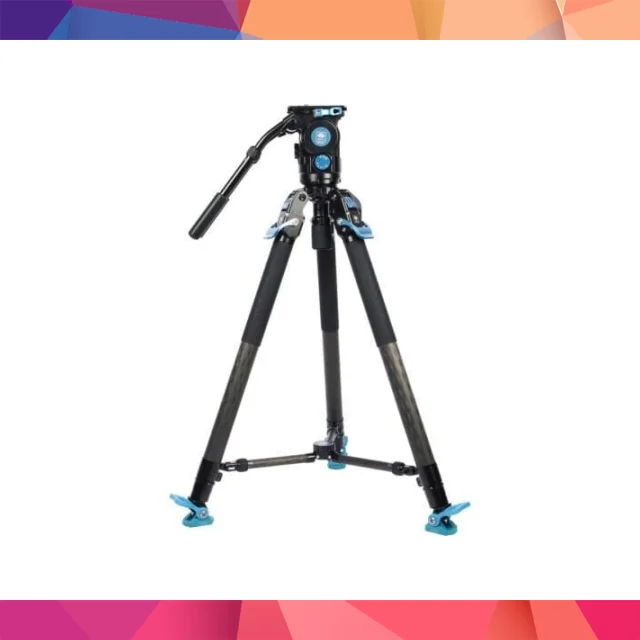 Sirui SVT75 PRO Rapid Karbon Fiber Video Tripod Kiti (SVH15 Kafa ile) 3