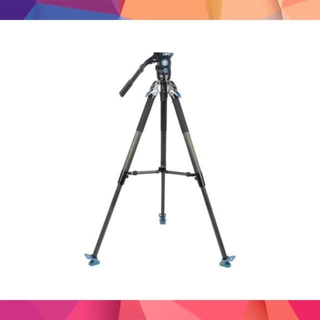 Sirui SVT75 PRO Rapid Karbon Fiber Video Tripod Kiti (SVH15 Kafa ile) 4