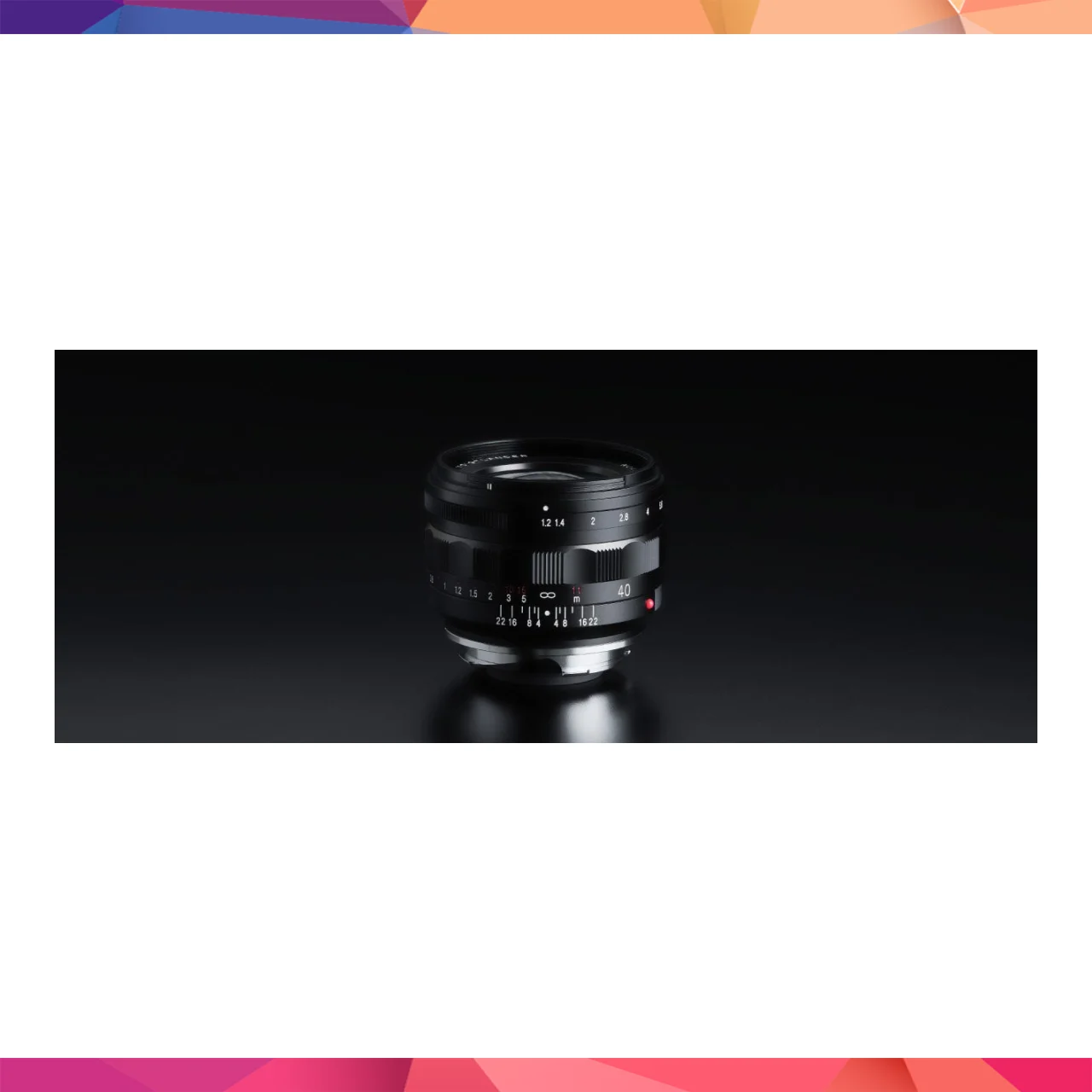 Voigtländer Nokton 40 mm F1.2 II Leica M Mount Lens 2