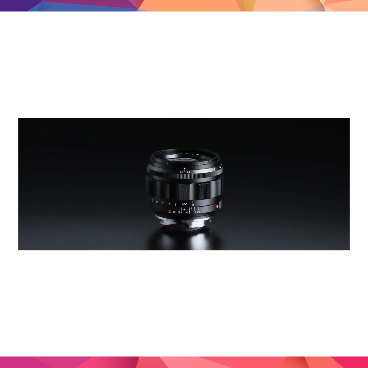 Voigtländer Nokton 50 mm F1.2 VM Leica M Mount Lens 2