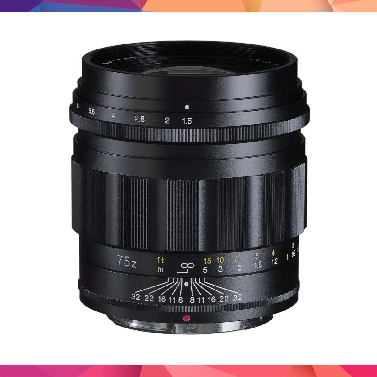 Voigtländer Nokton 75mm F1.5 Aspherical Nikon Z Mount Lens