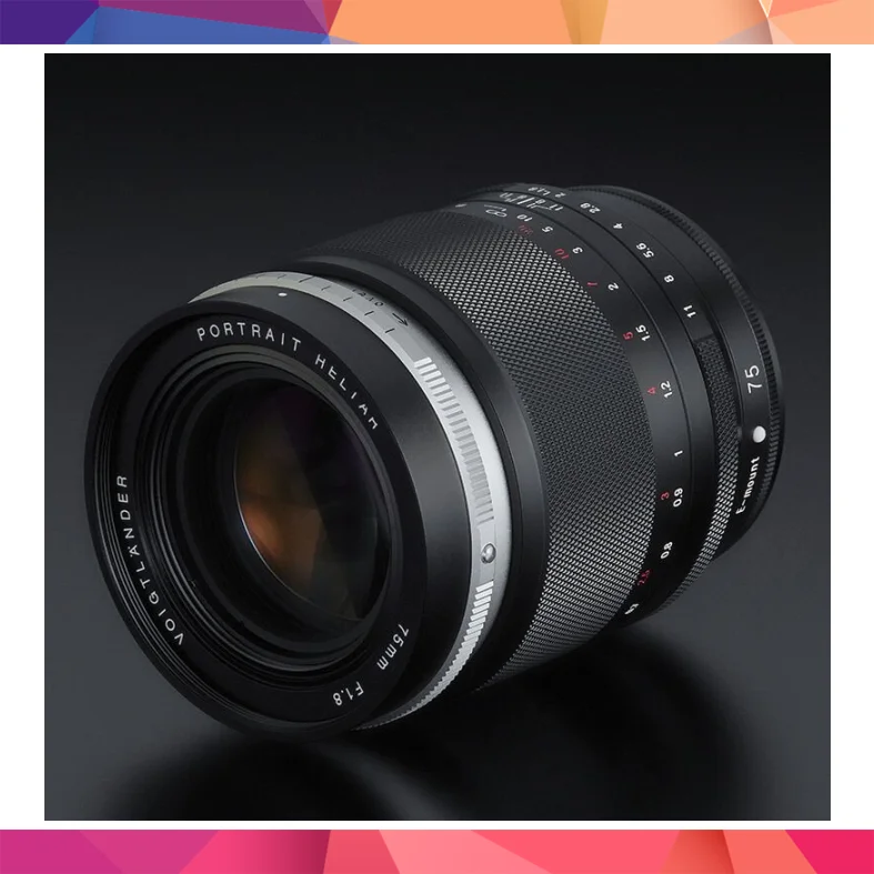 Voigtländer Portrait Heliar 75mm F1.8 Portre Prime Sony E Mount Lens 2