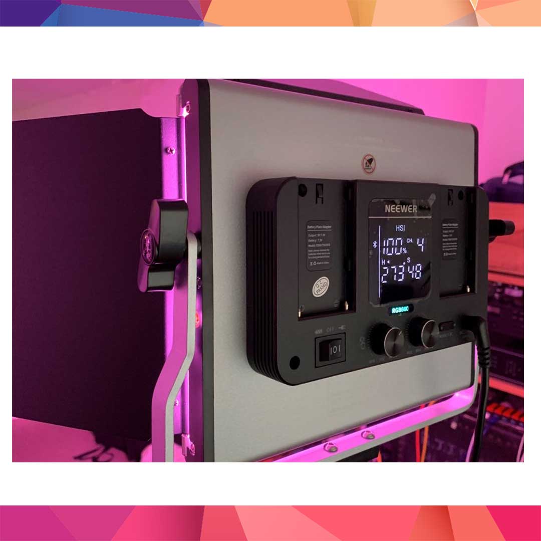 Kiralık RGB Video Işık Led Panel (2'li Set) 4