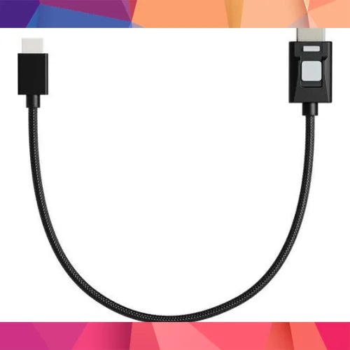 Atomos ATOM4K60L2 – 4K60 HDR Locking Full HDMI to Mini-HDMI Yüksek Hızlı Kablo (30 cm)
