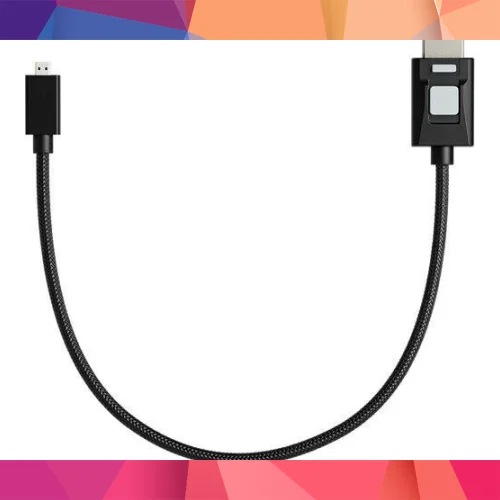 Atomos ATOM4K60L3 – 4K60 HDR Locking Full HDMI to Micro-HDMI Yüksek Hızlı Kablo (30 cm)
