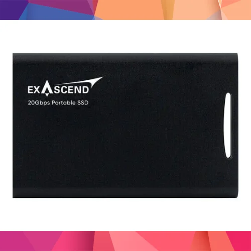 Exascend Element Portable SSD USB Type C 20Gb/s Black 2TB 2