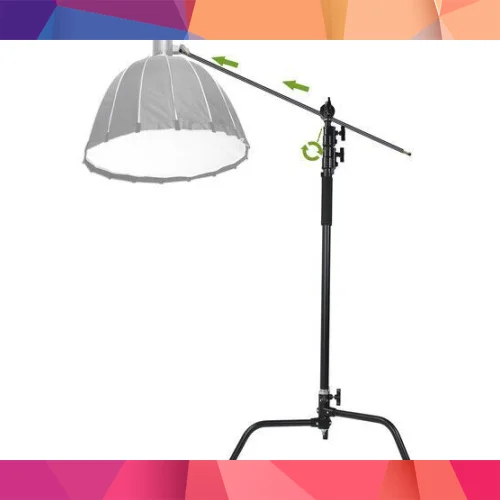 GVM C320 320cm C-Stand & Grip Arm Kit(130cm) (Siyah) 2