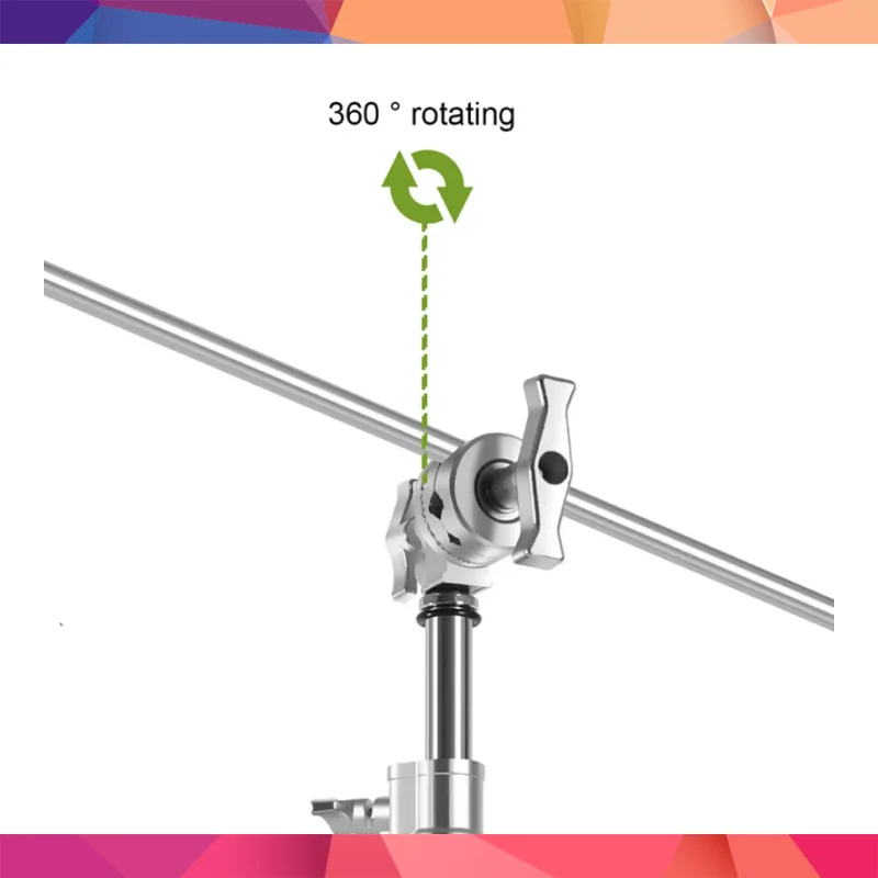 GVM C330 320cm C-Stand & Grip Arm (130cm) Kit (Çelik) 3