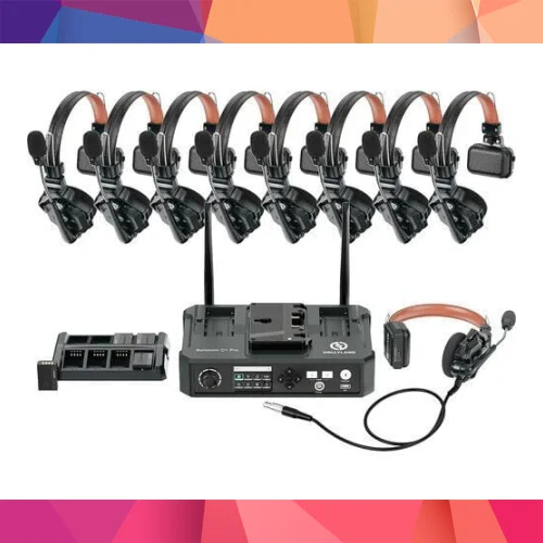 Hollyland Solidcom C1 PRO HUB 8S Profesyonel Kablosuz Intercom Sistemi (9 Kullanıcı)