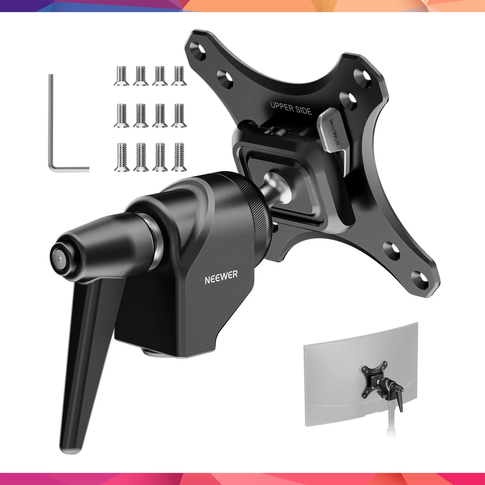 NEEWER MA016 Arca-Type Hızlı Bırakma VESA Monitör Montaj Adaptörü