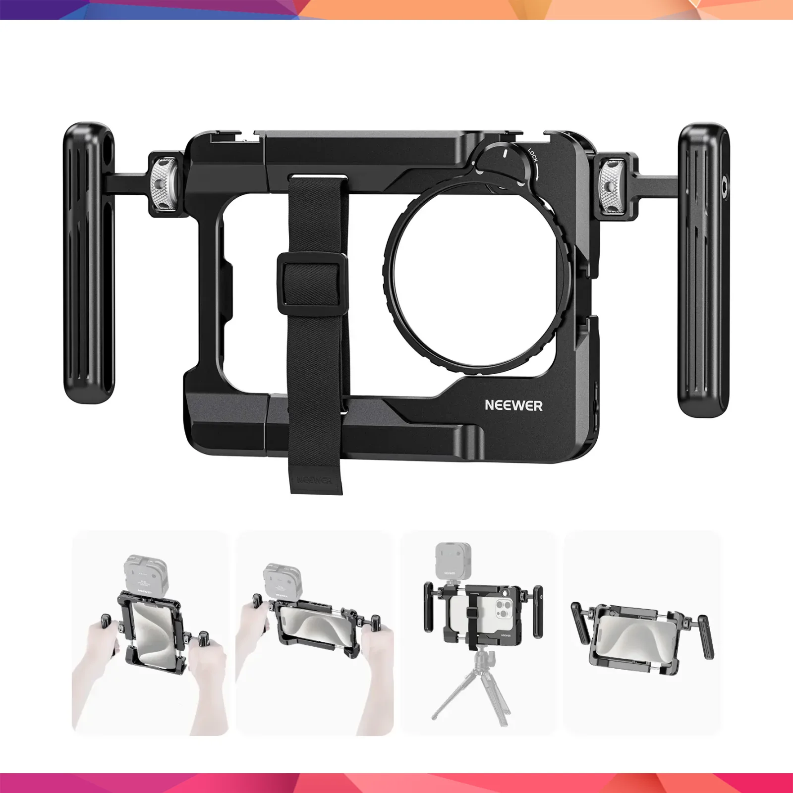 Neewer PA017 Telefon Kafesi & 67mm Filtre adaptörlü