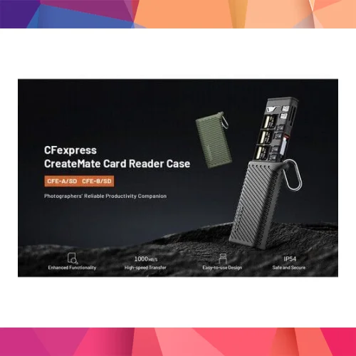 PGYTECH CFexpress CreateMate Card Reader Type A/SD(Classic Black) 3