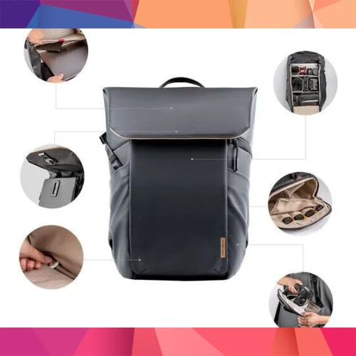 PGYTECH OneGo Air Backpack 25L (Obsidian Black） 2