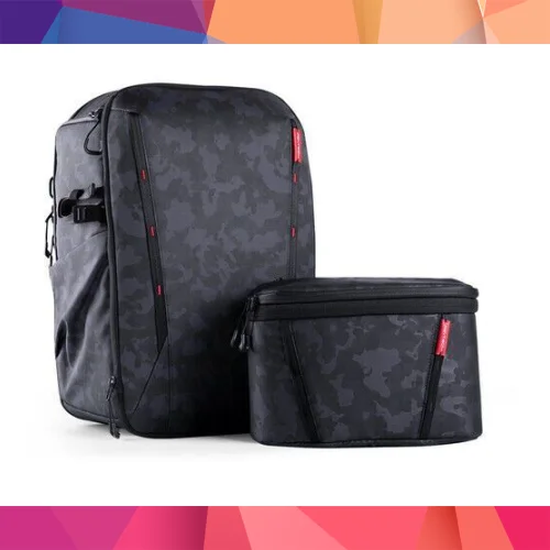 PGYTECH OneMo 2 Backpack (Gray Camo, 25L) – Profesyonel Kamera & Drone Sırt Çantası