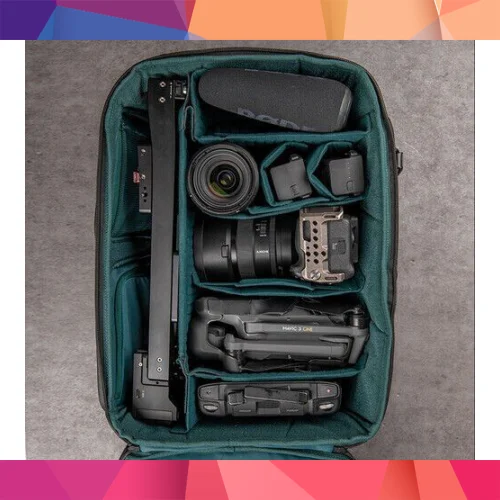 PGYTECH OneMo 2 Backpack (Gray Camo, 25L) – Profesyonel Kamera & Drone Sırt Çantası 4