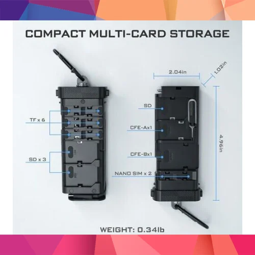 Freewell PRO CARD READER CF Express Type A/B, SD, TF COMBO 4