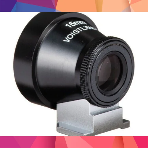 Voigtländer 15mm Metal Optik Vizör (Siyah) 4