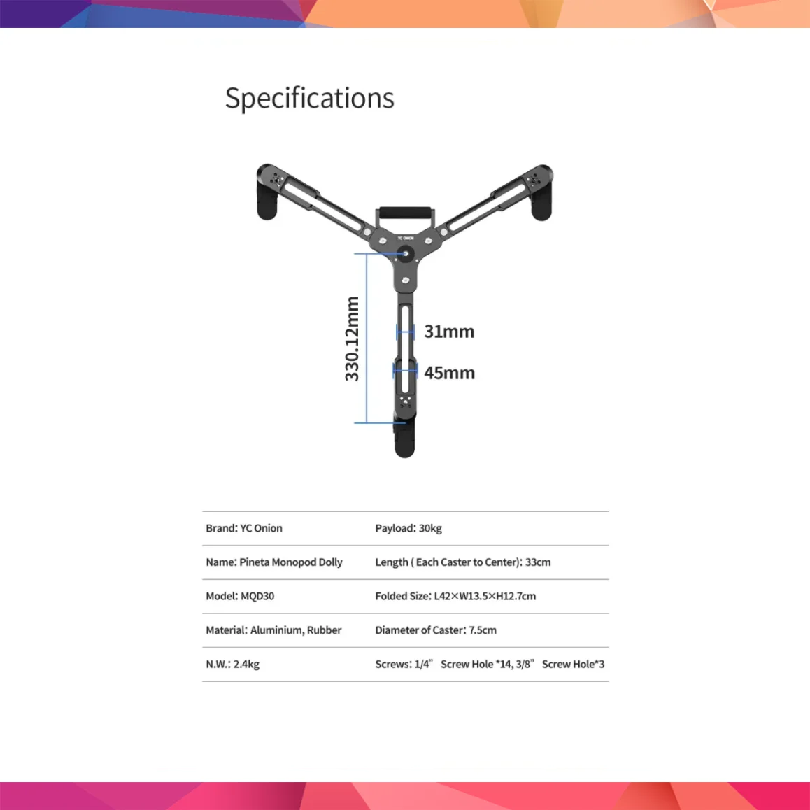 YC Onion Pineta Pro Dolly 4