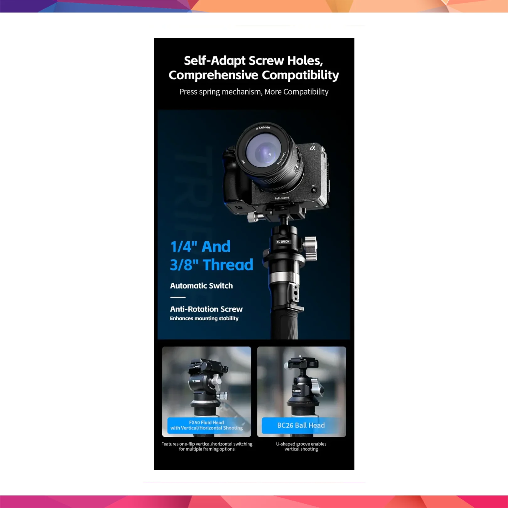 YC Onion Tako Nano Monopod Professional Version 4